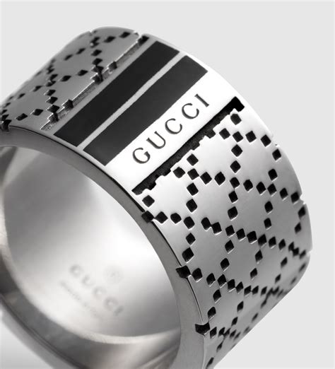 gucci silver ring|Gucci sterling silver rings.